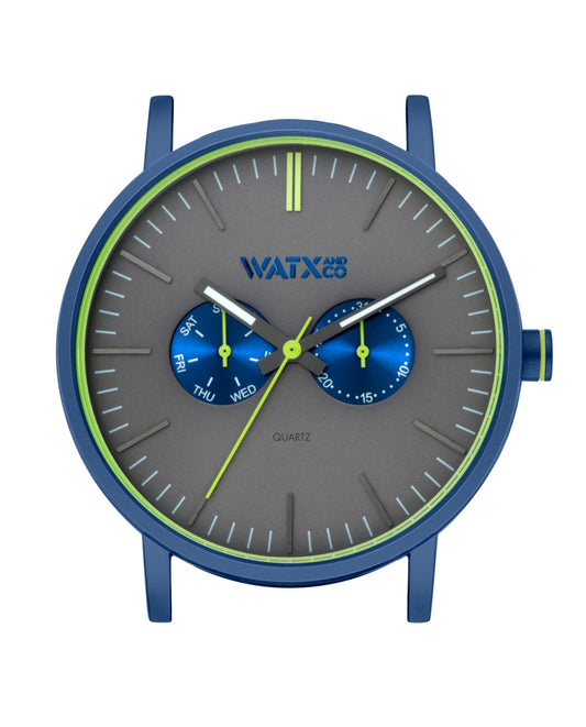 Watxandco WXCA2726 Unisex Horlogedoos 44mm 3 ATM