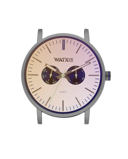 Watxandco WXCA2737 Unisex Horlogedoos 44mm 3 ATM