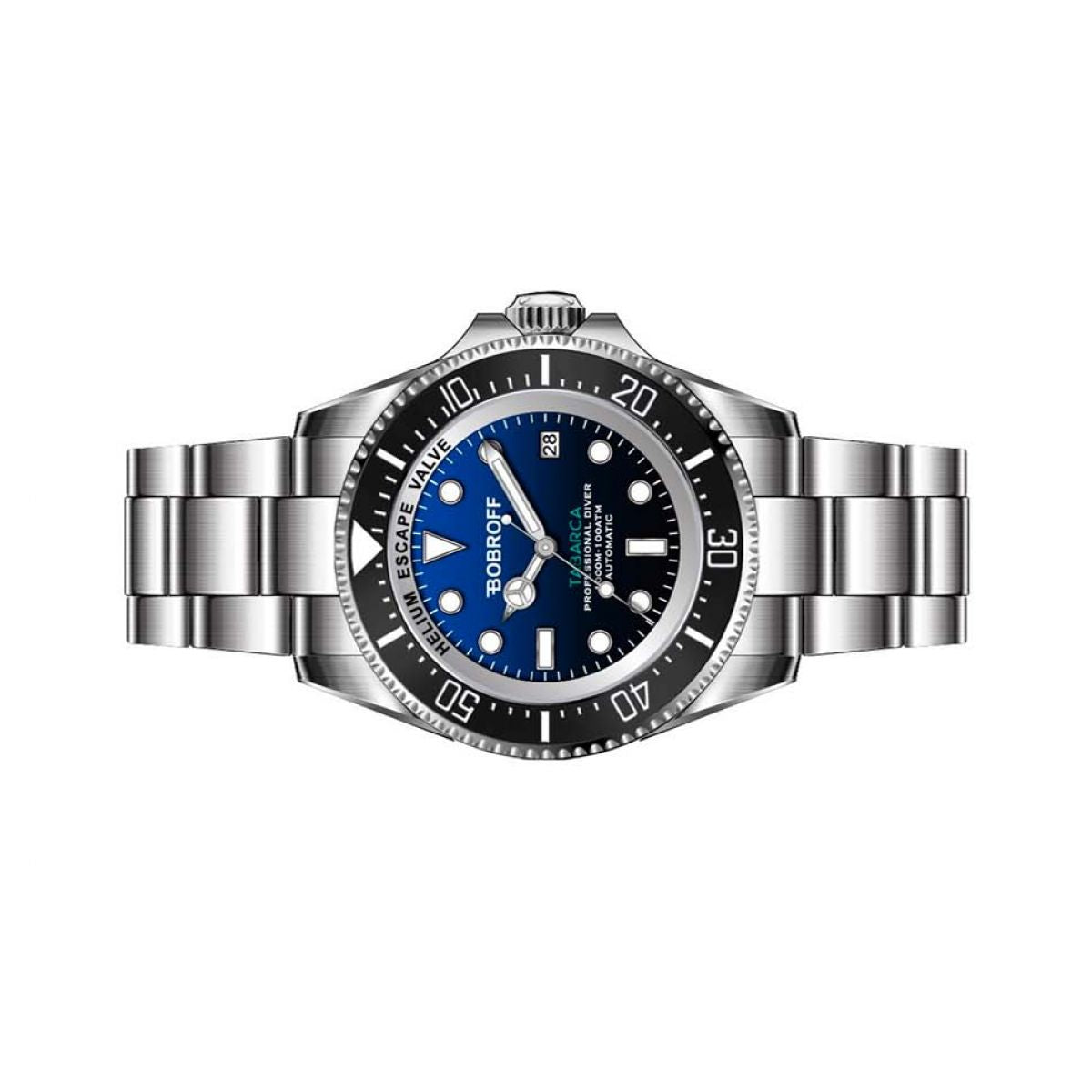 Bobroff BF003 Heren Horloge 44mm 100ATM