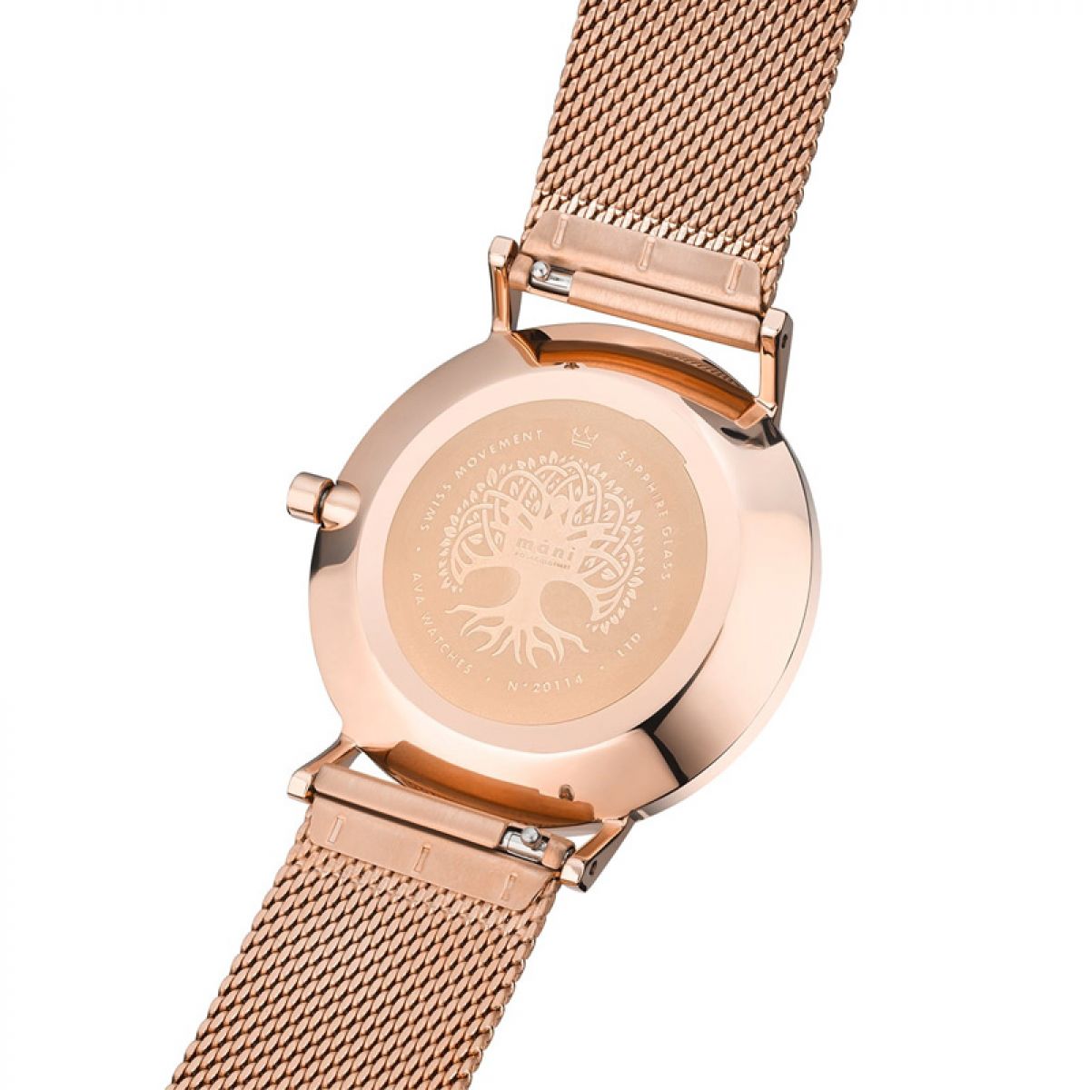Rosaguld Ava Watches Limited Edition AVA Mani Limited Edition
