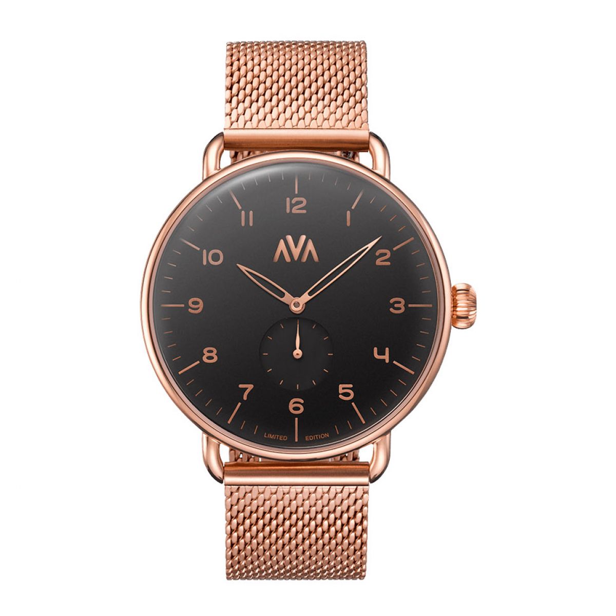 Ava Watches Limited | Rosaguld-Svart