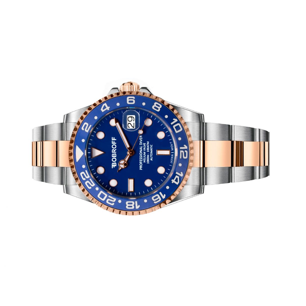 Bobroff BF0006 Horloge Automatic 44mm 100 ATM