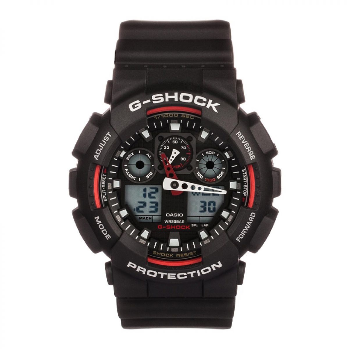 Casio G-Shock Black Chronograph | GA-100-1A4ER