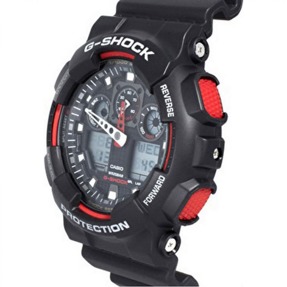 Casio G-Shock Black Chronograph | GA-100-1A4ER