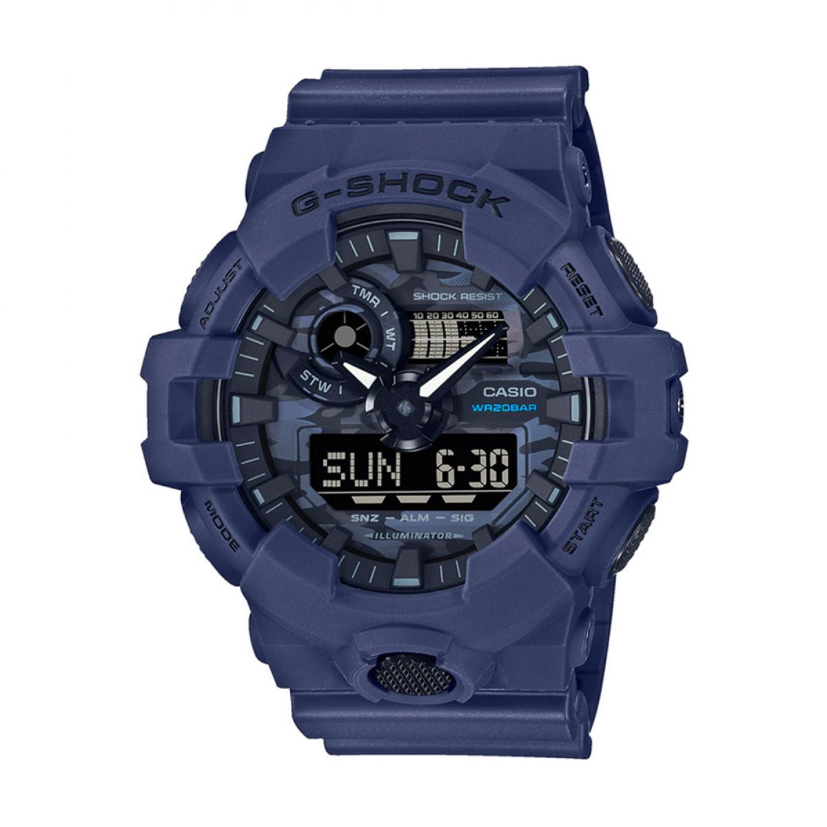 Casio G-Shock GA-700CA-2AER Heren Horloge 53mm 20 ATM