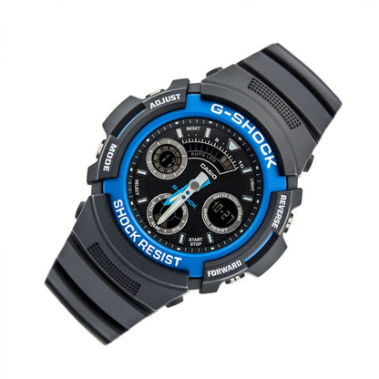 Casio G-Shock Resist 46 mm Zwart- Blauw | AW-591-2A