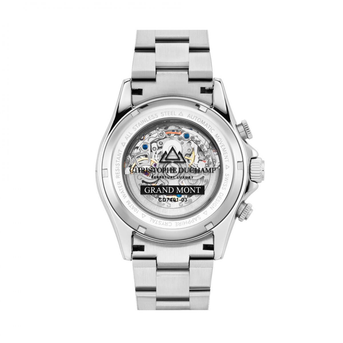 Christophe Duchamp Automatic Grand Mont Heren Horloge 46mm CD7401-3