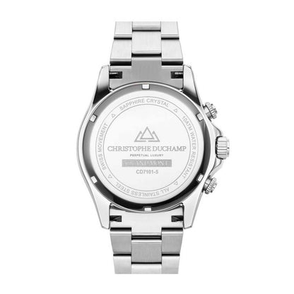 Christophe Duchamp Grand Mont CD7101-11 Heren Horloge 42mm 10 ATM