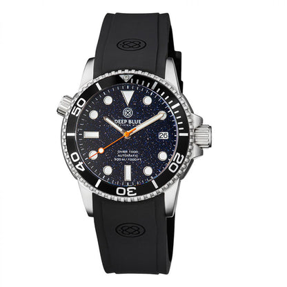 Chronograph Deep Blue Diver 1000 40mm 40mm Diver Automatic Discount