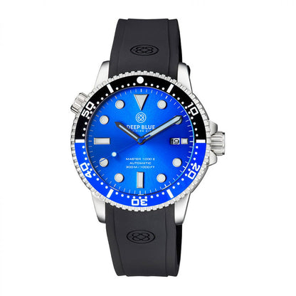 Deep Blue - MASTER 1000 II 44MM AUTOMATIC DIVER MSTR442BTMNLIGHTBLU