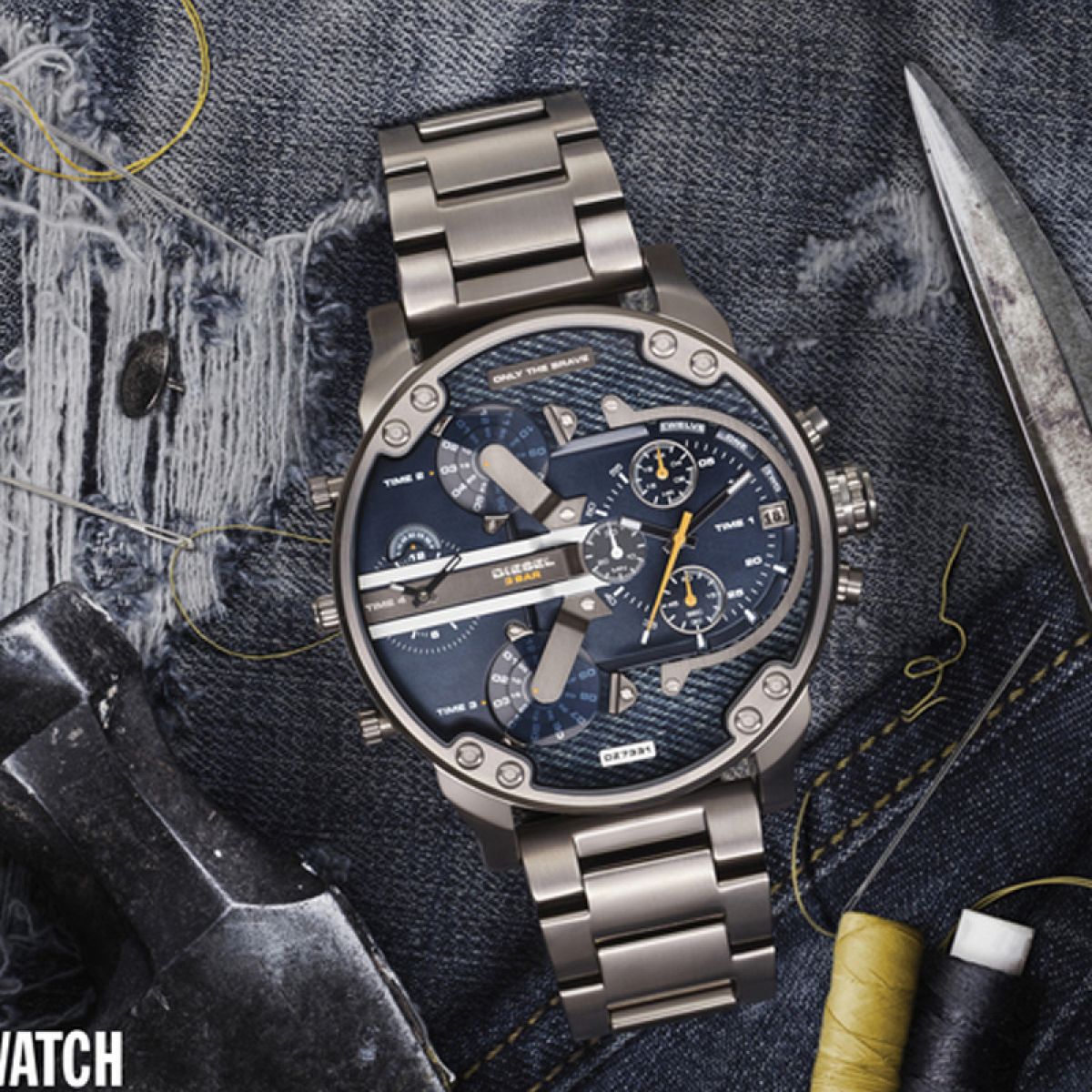 Diesel only the online brave horloge