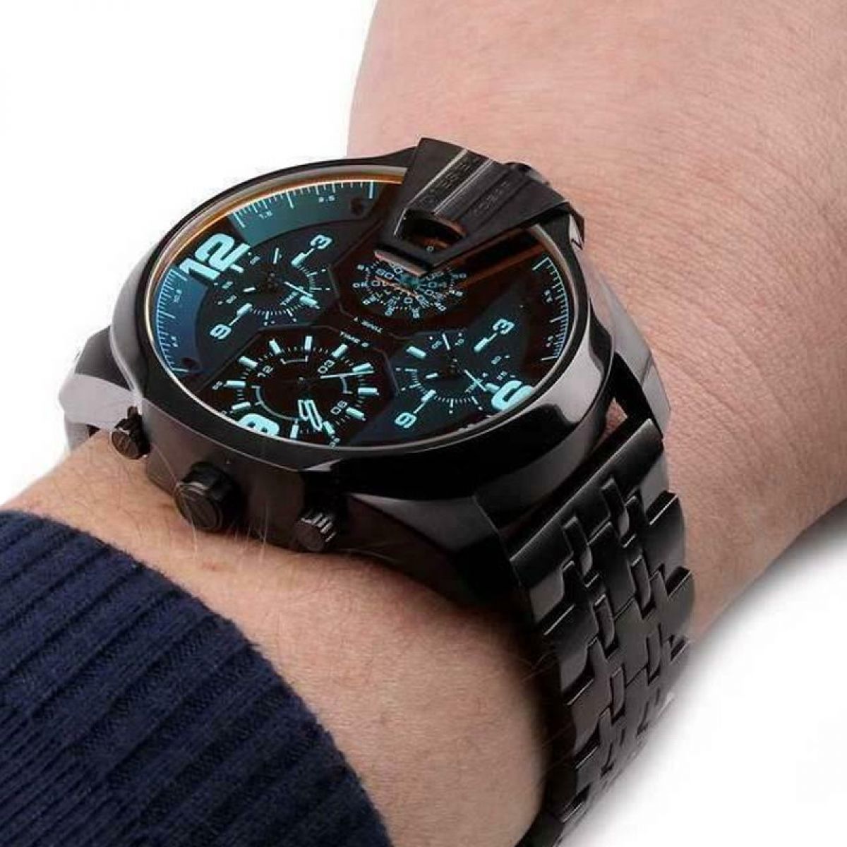 Diesel Master Chief - Heren - Leer - 25 mm Horloges Diesel Master Chief - Heren - Leer - 25 mm Horloges