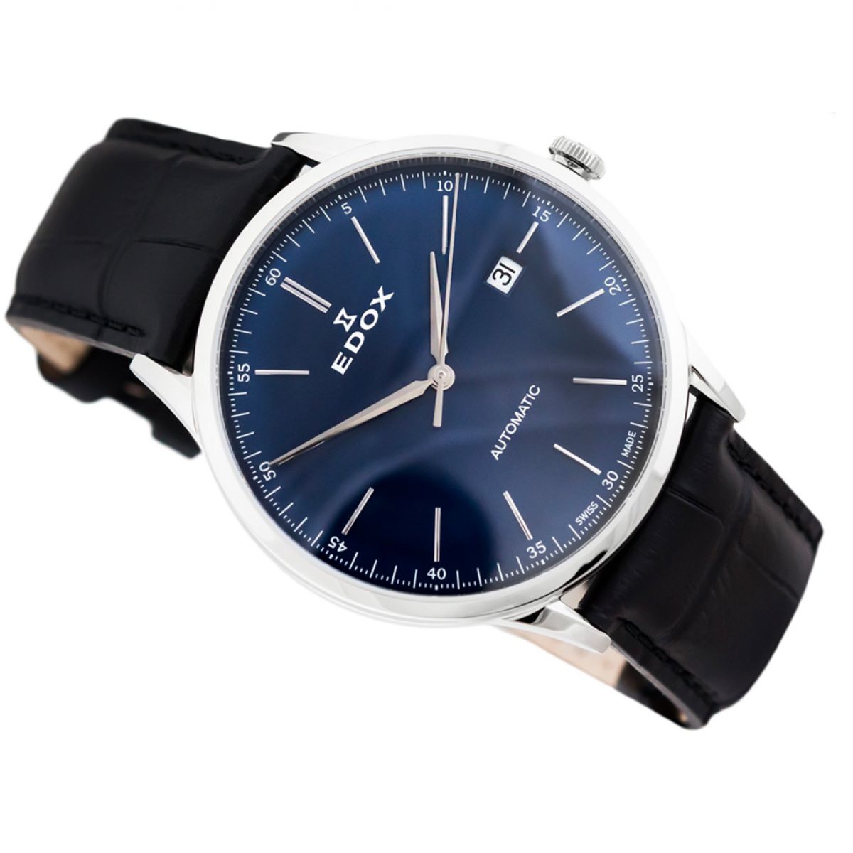 Edox Les Vauberts 80106 3C BUIN Heren Horloge 42mm 5 ATM