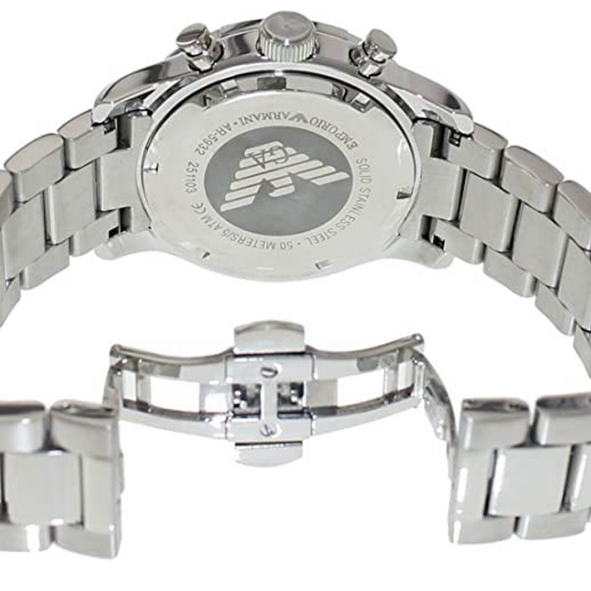 Emporio Armani AR5932 Heren Horloge 45mm 5ATM