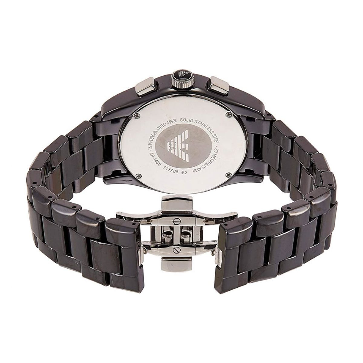 Emporio Armani Ceramica Valente AR1400 Heren Horloge 42mm 5 ATM