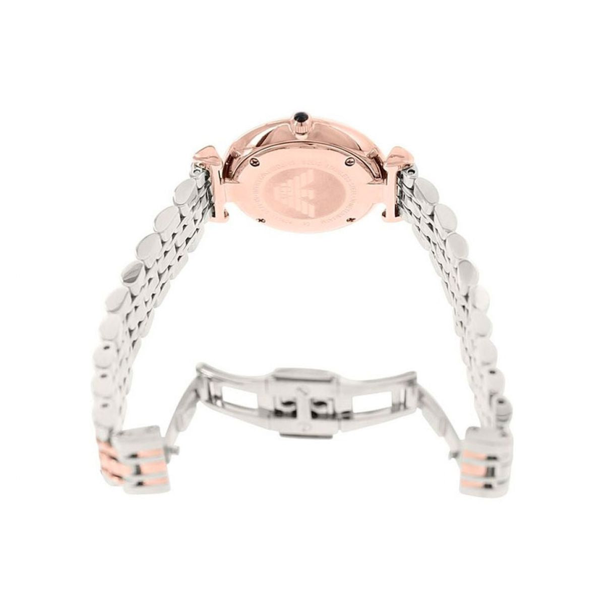 Emporio Armani Gianni T-bar AR1725 Dames Horloge 32mm 3 ATM