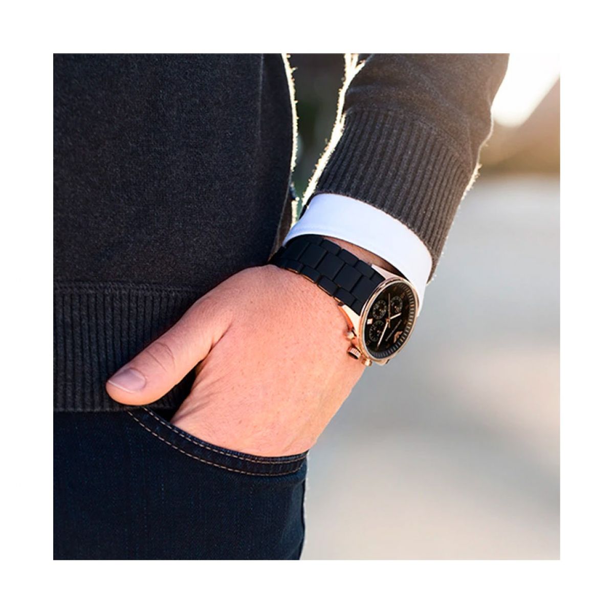 Emporio Armani Tazio AR5905 Heren Horloge 43mm 5 ATM