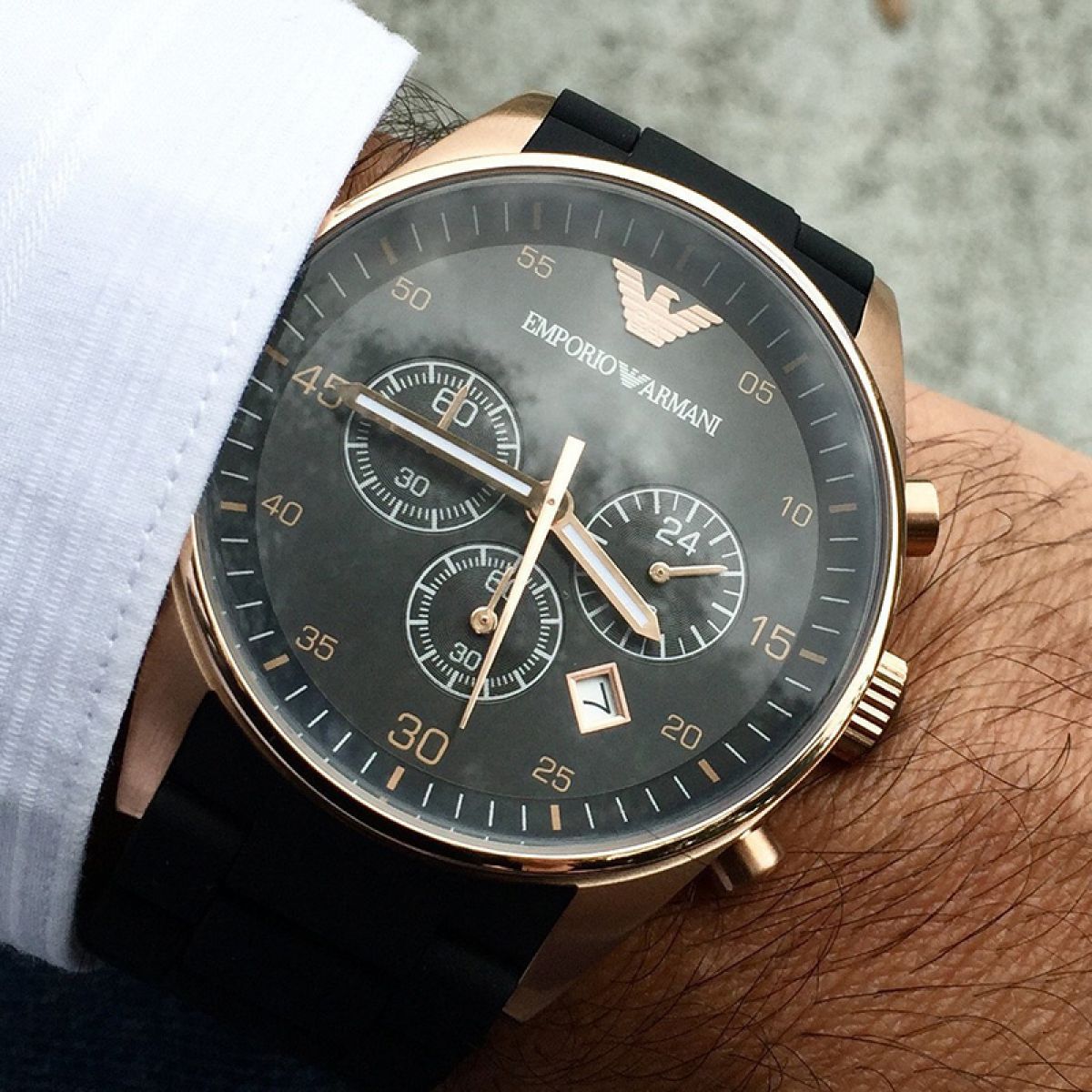 Emporio Armani Tazio AR5905 Heren Horloge 43mm 5 ATM