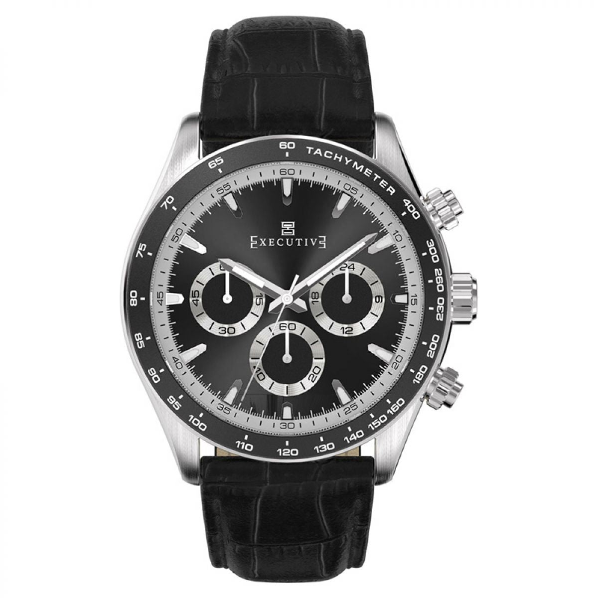 Executive Tweed Chronograph Staal 42mm | EX-1018-03