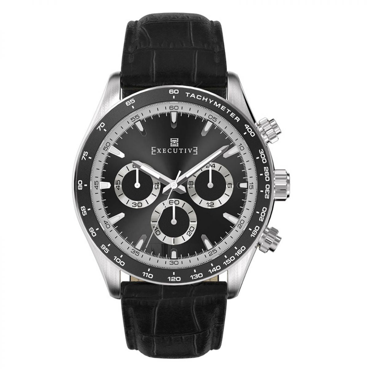 Executive Tweed Chronograph Staal 42mm | EX-1018-03