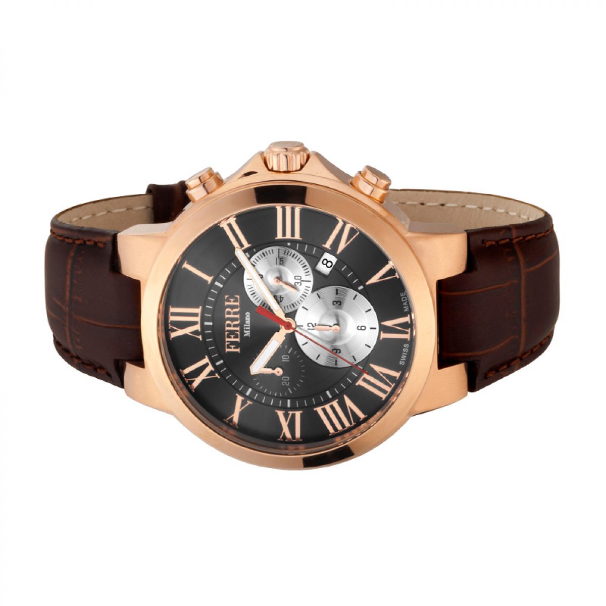 Ferre Milano Heren Horloge FM1G177L0031 44mm 10 ATM Swiss-Made