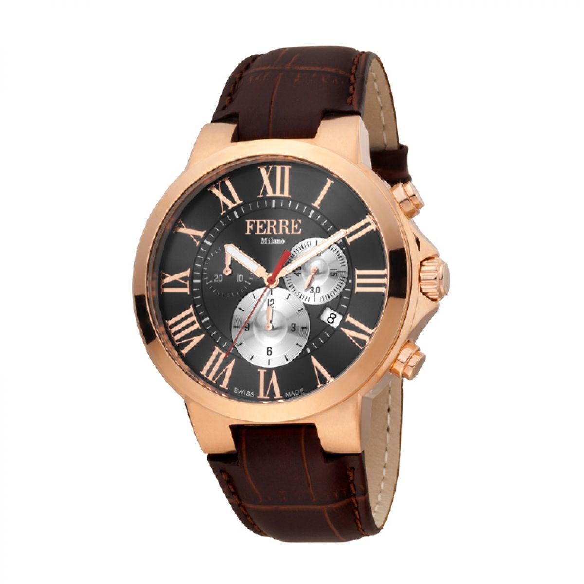 Ferre Milano Heren Horloge FM1G177L0031 44mm 10 ATM Swiss-Made