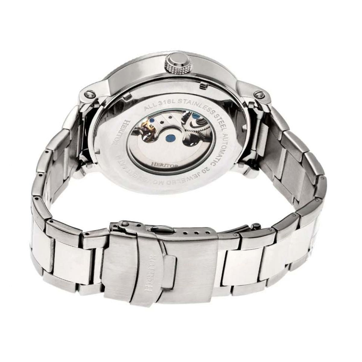 Heritor Aries Skeleton Automatics | dual time | HERHR4402