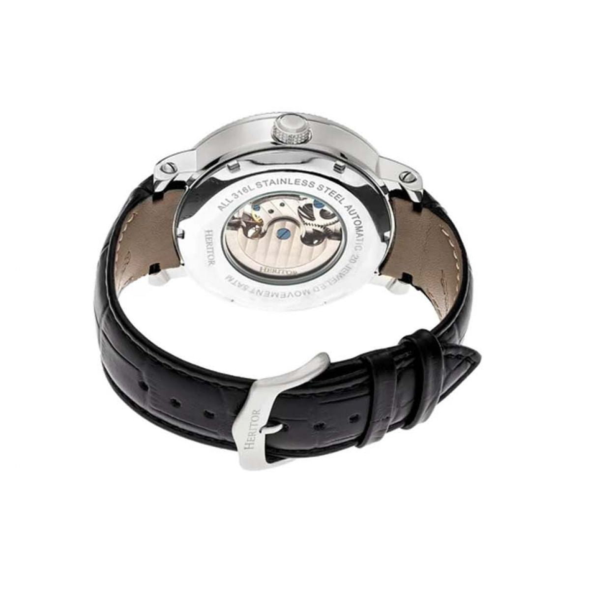 Heritor Aries Skeleton Automatics | dual time | HERHR4404