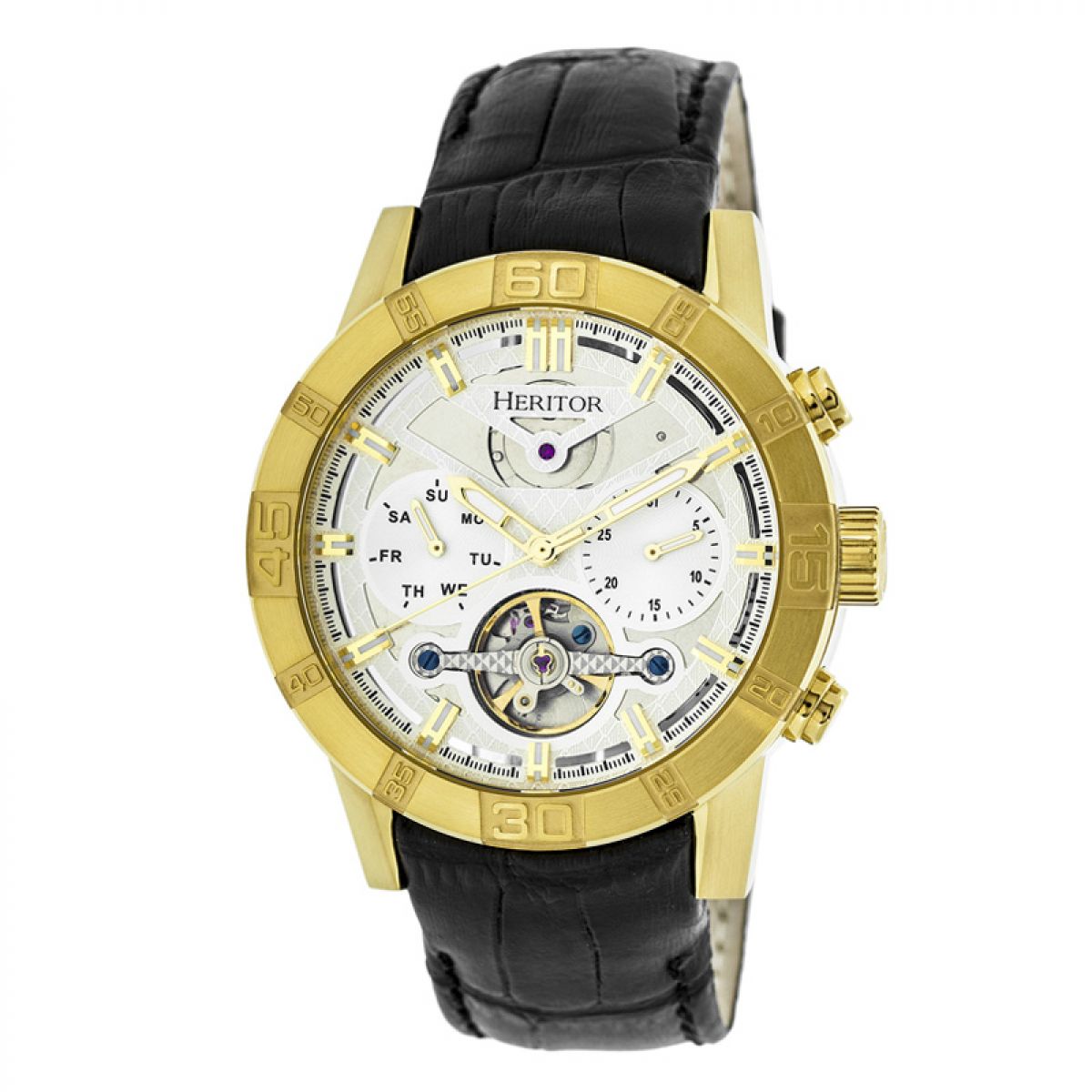 Heritor Hannibal HERHR4103 Heren horloge 44mm 5 ATM