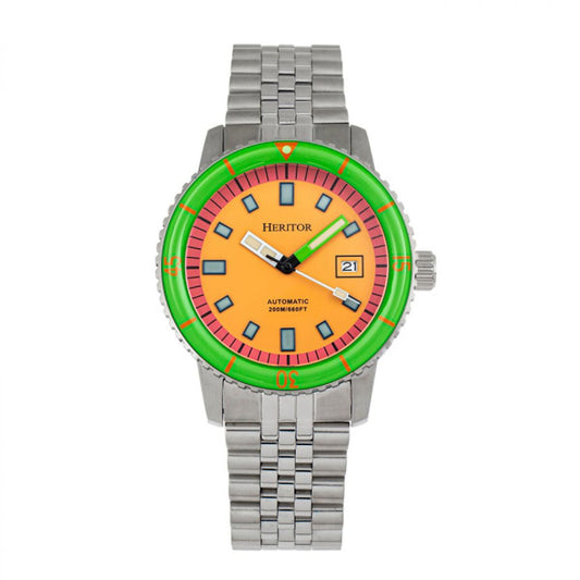 Heritor Edgard Diver Automatics HERHR9107 Heren Horloge 45MM 20ATM