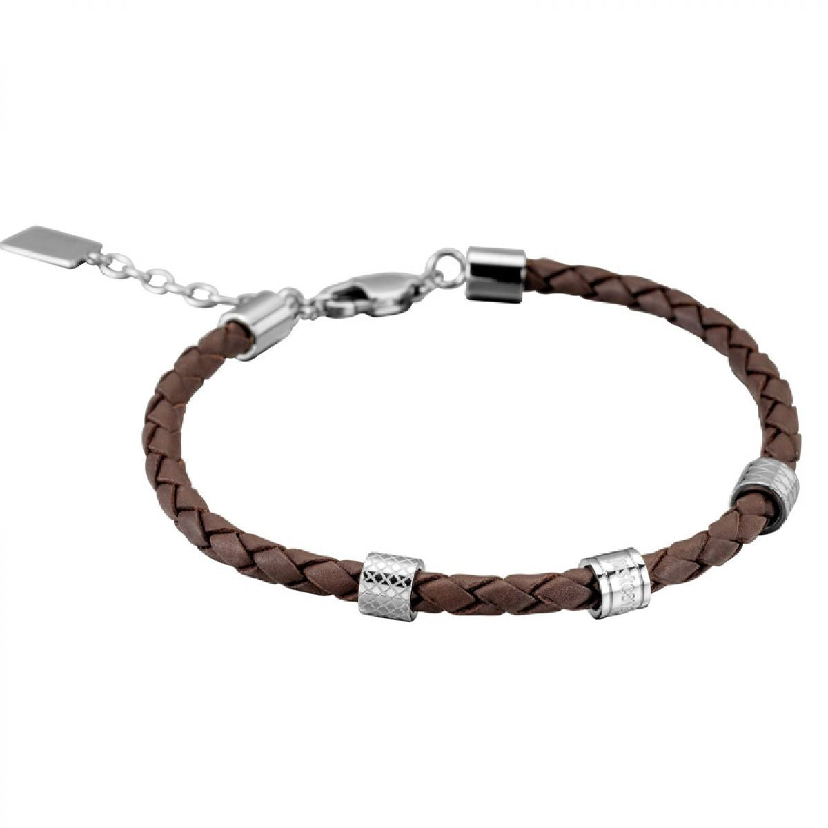Just Cavalli Armband JCBR50020100 Heren Leather 200mm x 5mm