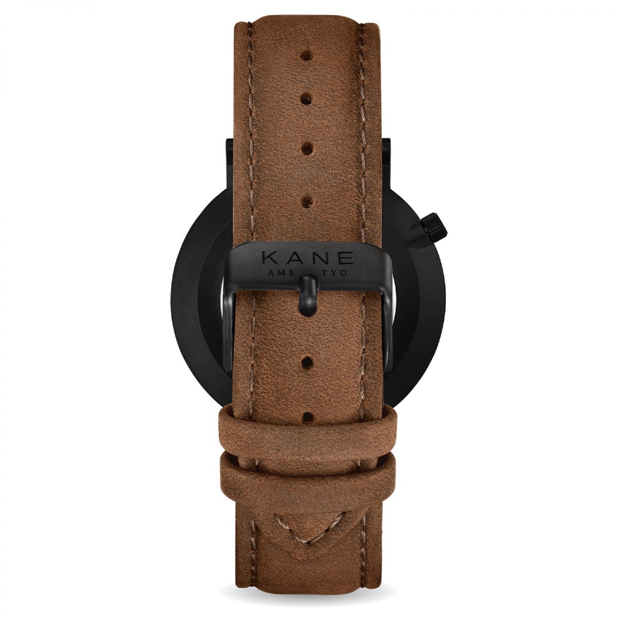 Kane Watches | Black out - Vintage Brown
