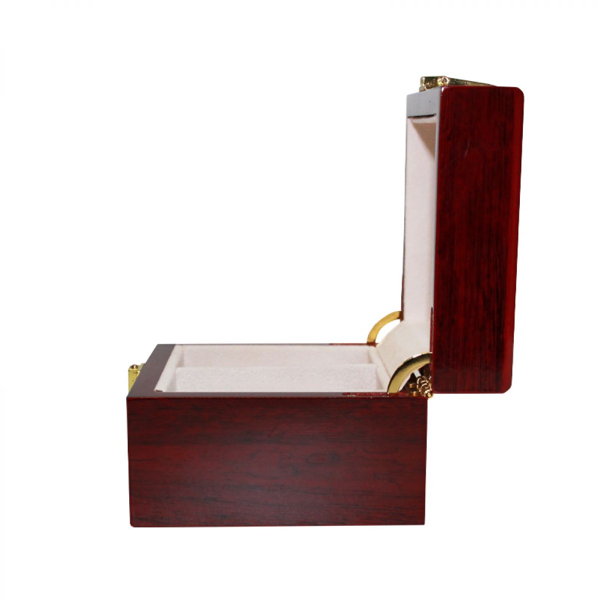 Luxe klassieke houten horlogebox voor 2 horloges | Rood