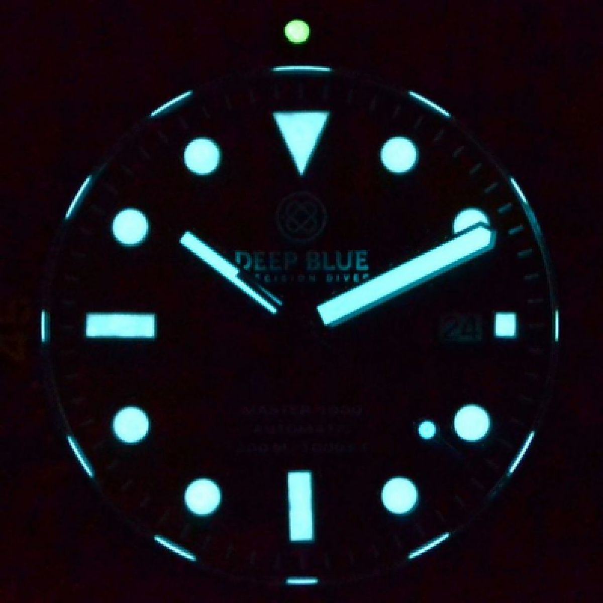MASTER 1000 AUTOMATIC DIVER BLACK BEZEL -PLATINUM MOTHER OF PEARL DIAL