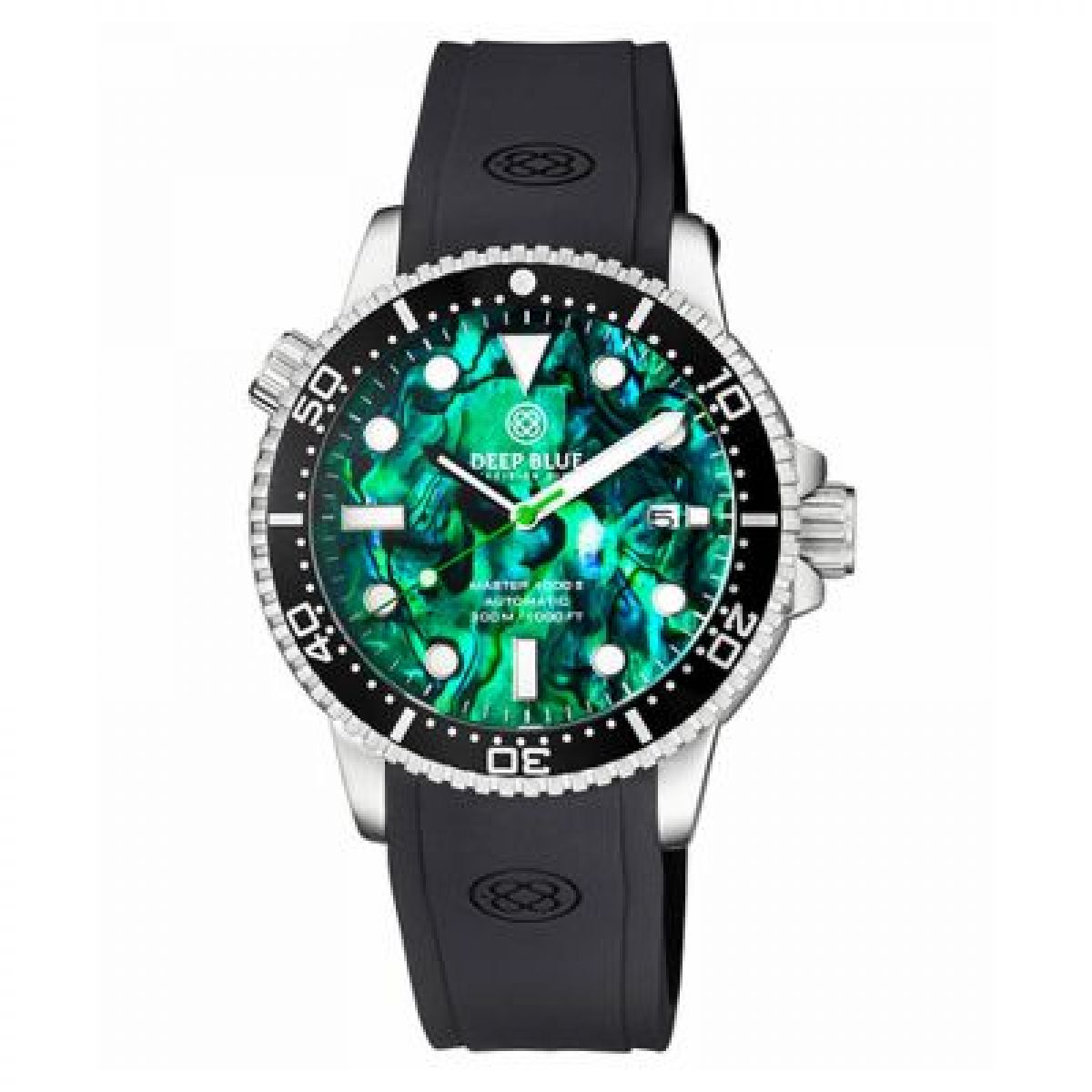 MASTER 1000 II 44MM AUTOMATIC DIVER BLACK CERAMIC BEZEL -GREEN ABALONE DIAL