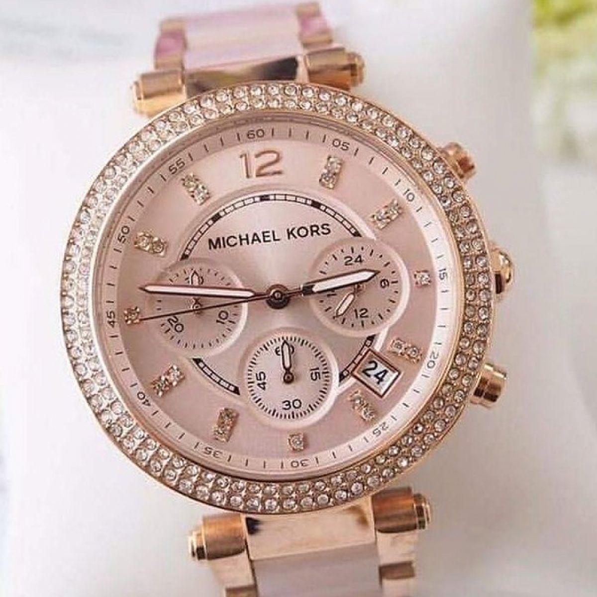 Michael kors parker discount horloge