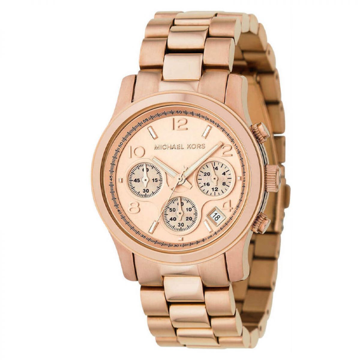 Michael Kors Runway 38 mm rose goud | MK5128 
