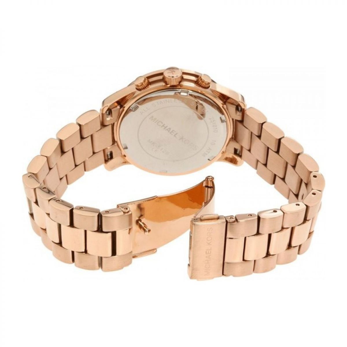 Michael Kors Runway 38 mm rose goud | MK5128 