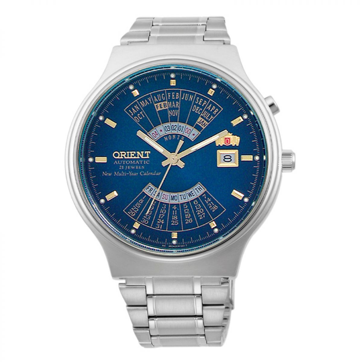 Orient Watch FEU00002DW Men Silver 43mm 5 ATM