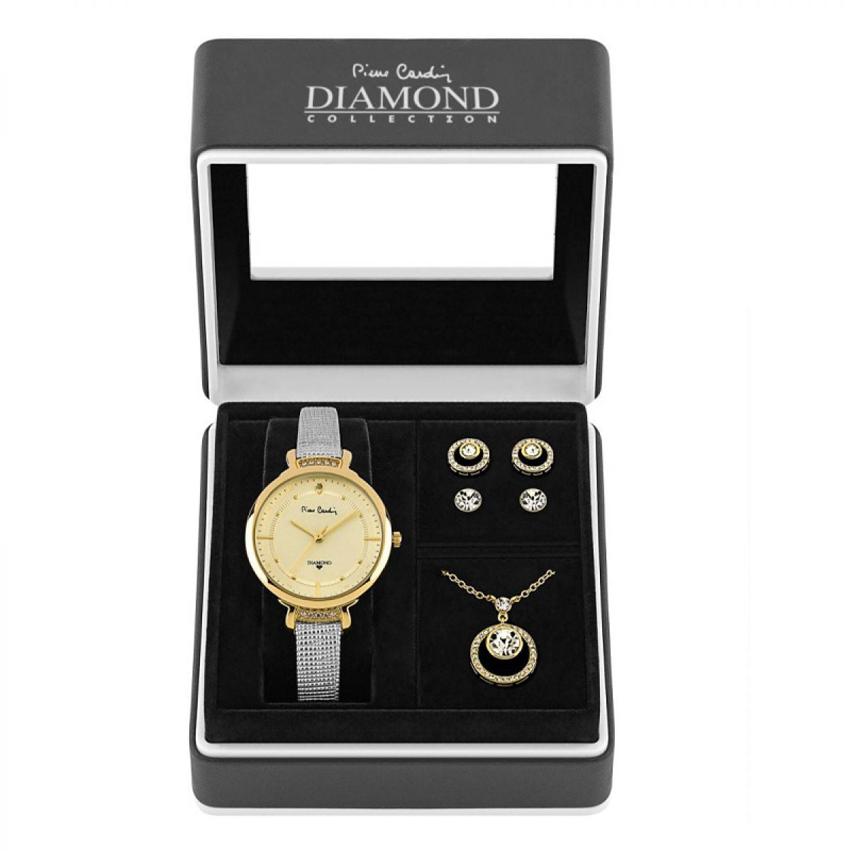 Pierre Cardin Gift Set Watch & Necklace & Earrings PCDX7927L6