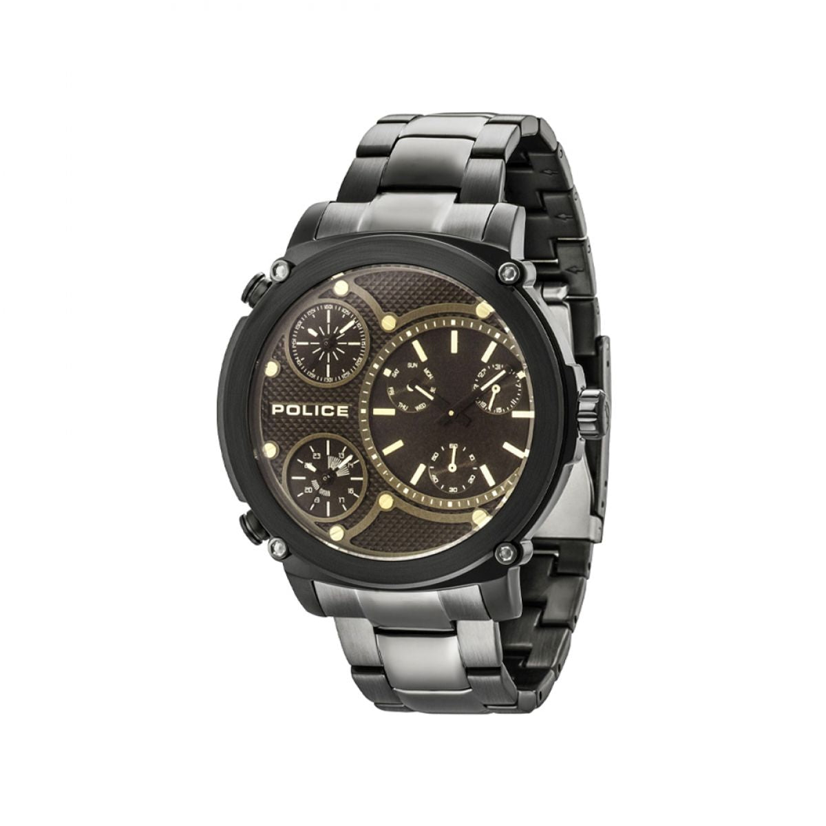 Police Orologio Uomo Multifunzione Modello 15525JSB/02M - Design Shandon, Elegante E Sportivo