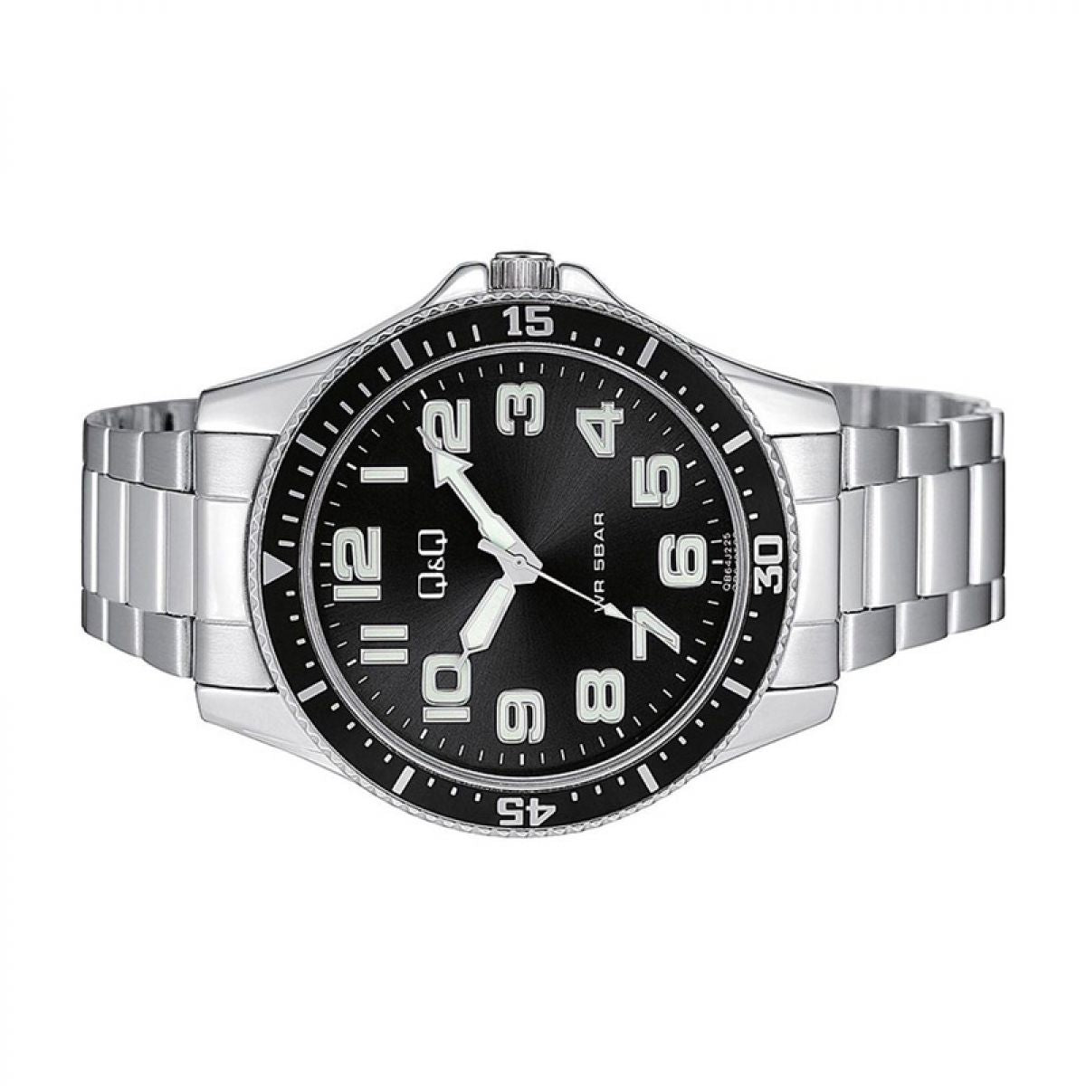 Q&Q Fashion QB64J225Y Horloge Heren 43 mm