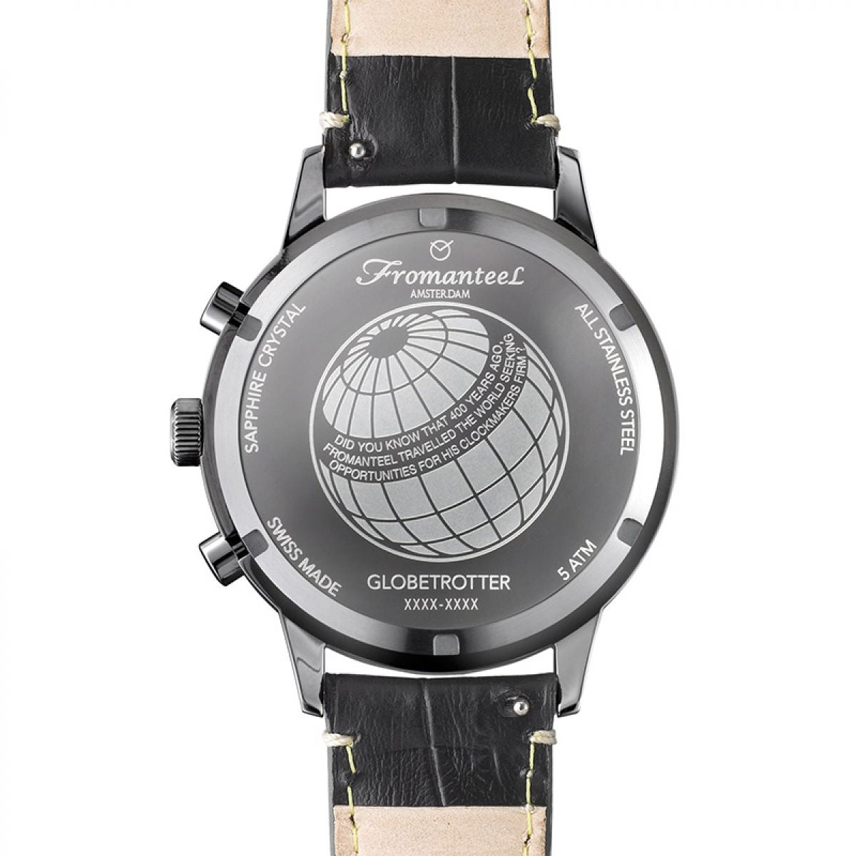 Refurbished Fromanteel Globetrotter Chrono GT-0701-001 Heren Horloge 42mm
