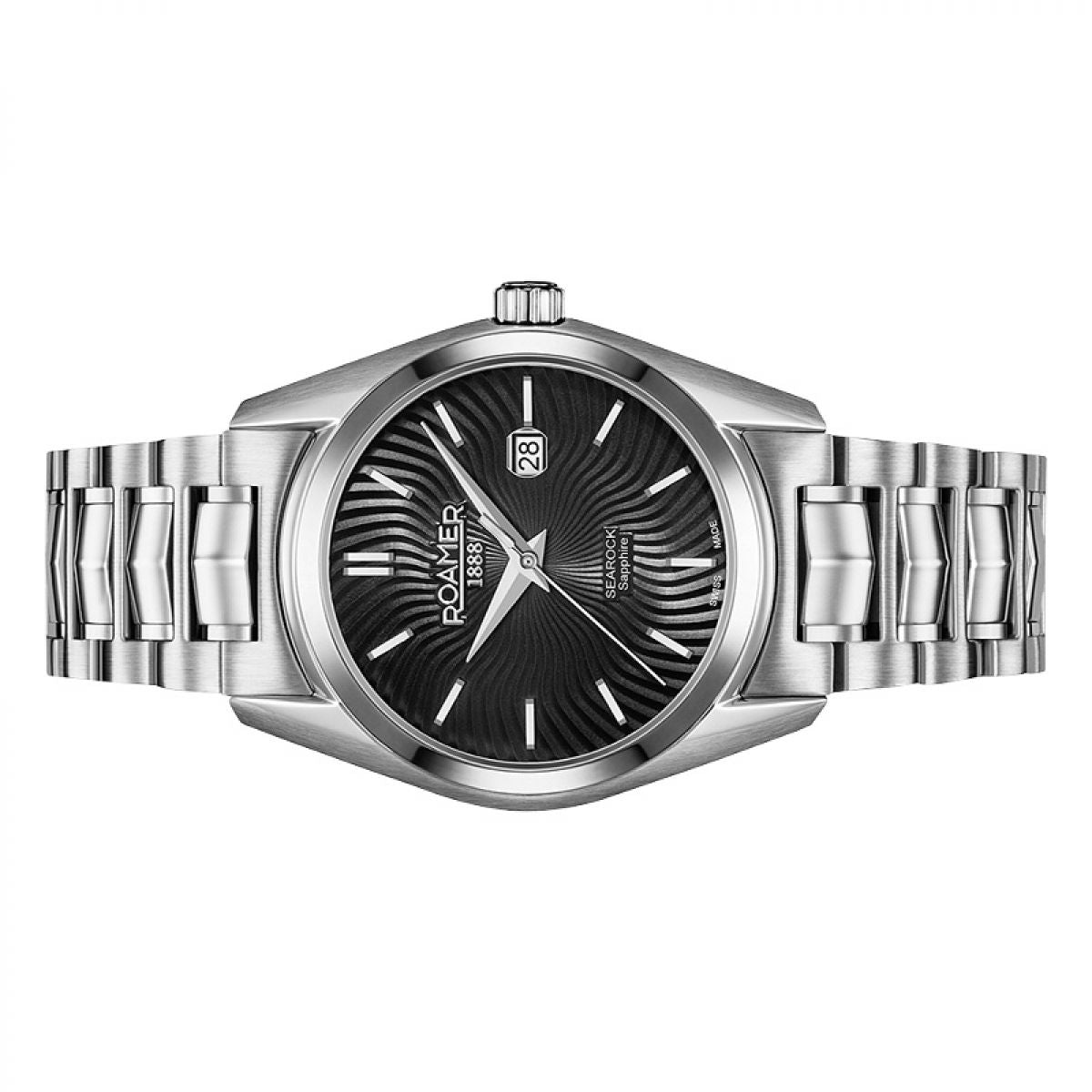 Roamer Searock Swiss-Made Staal 34 mm | 203844 41 55 20