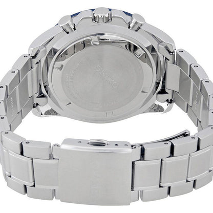 Seiko Casual Chronographs Staal Blauw 44mm | SSB301P1