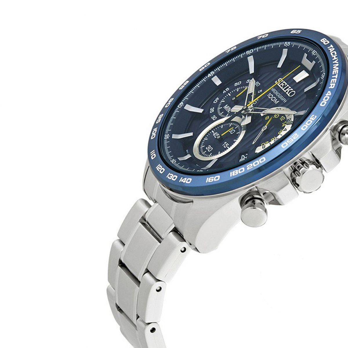 Seiko Casual Chronographs Staal Blauw 44mm | SSB301P1