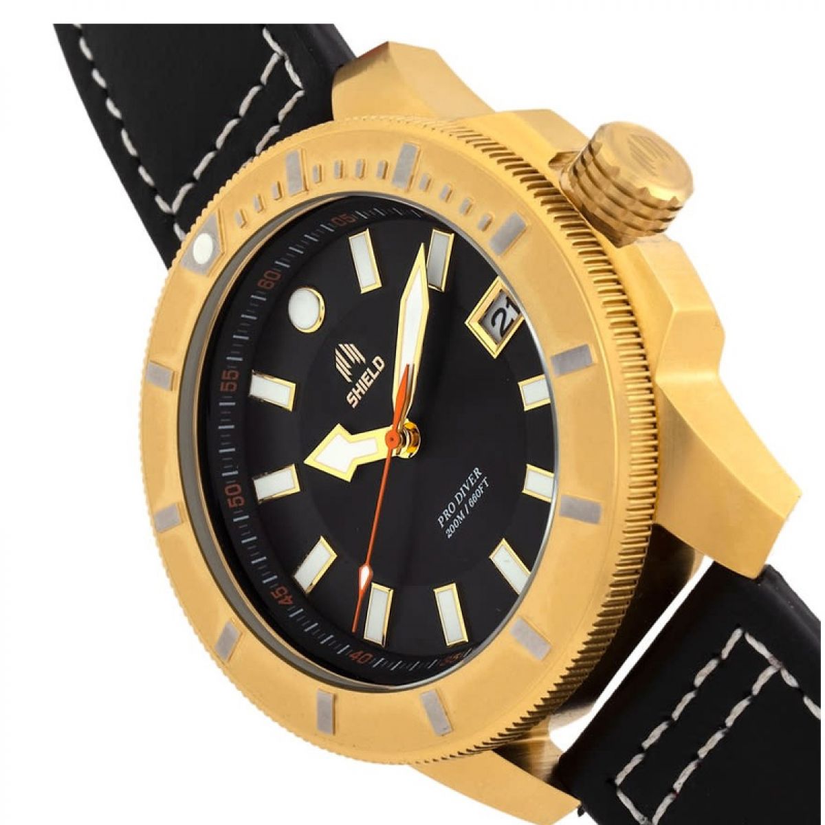 Shield Shaw Diver Leer Staal | SLDSH106-04