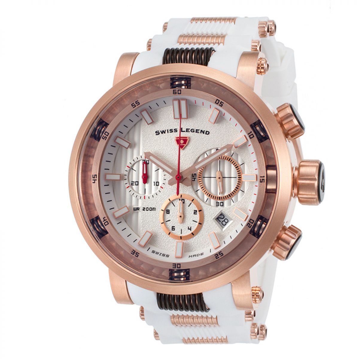 Swiss Legend Dragonet Chronograph | SL-13838SM-RG-02-WHT