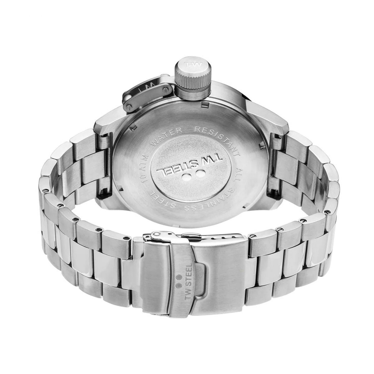Montre TW Steel CB141 - 45mm, Acier Argent/or, Chronographe, Quartz, Unisexe