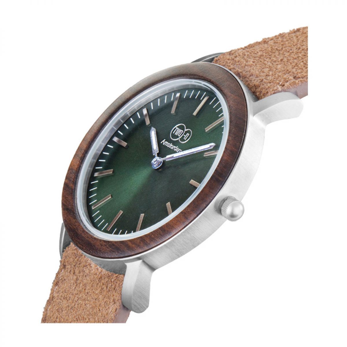TWO-O Watches Model Waterloo Unisex Horloge 39mm 5 ATM